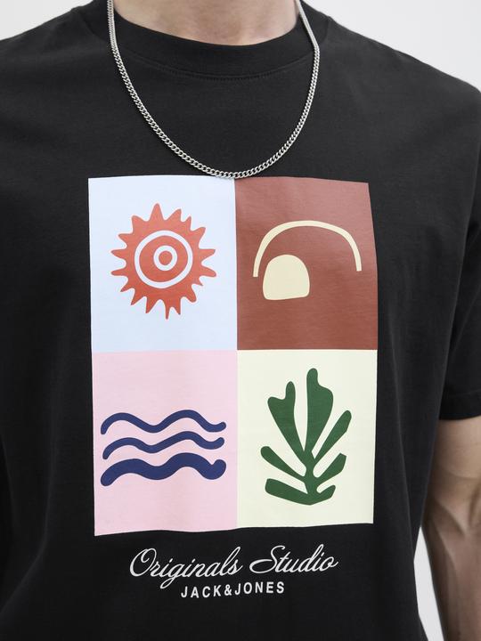 Produktbild Jack & Jones Gedruckt Rundhalsausschnitt T-shirt T-shirt (XXL)