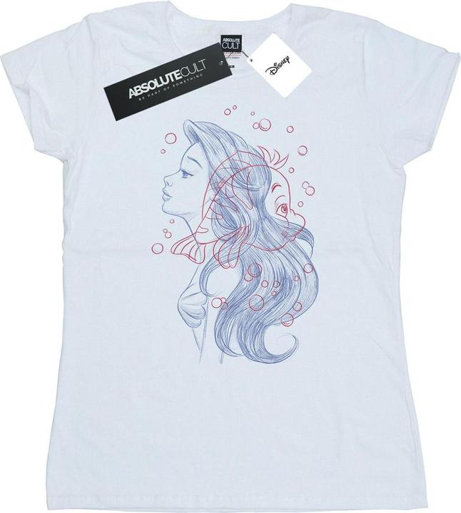 Image du produit Disney - T-shirt ARIEL FLOUNDER SKETCH - Femme (S)