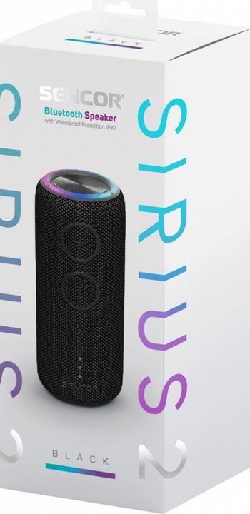 Produktbild Sencor SIRIUS 2 Bluetooth-Lautsprecher, Leistung 20 W, LED, TWS