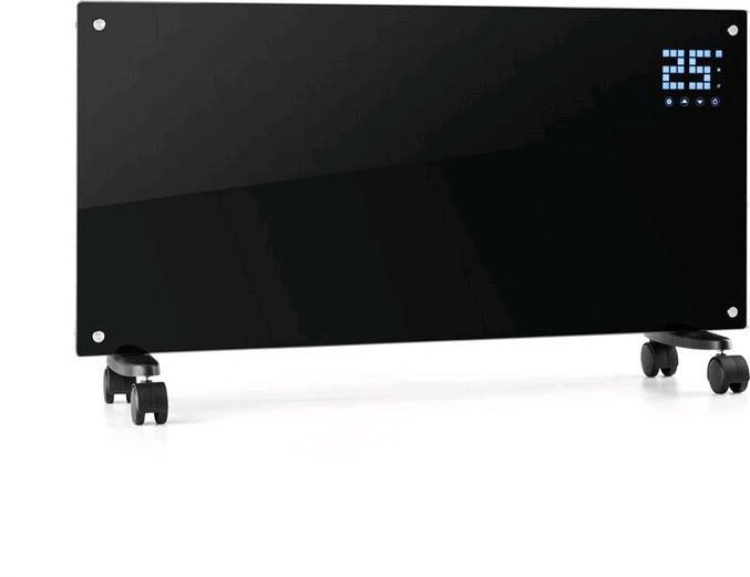 Klarstein Elektroheizung, Schwarz, Bornholm - 40 m2 (2000 W)
