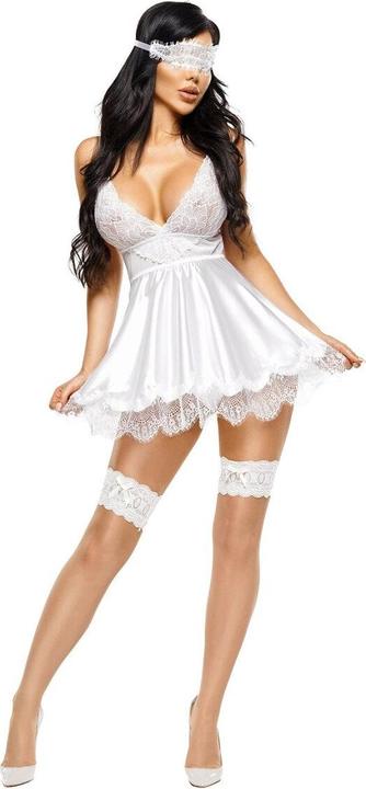 Produktbild Beauty Night BN Eve chemise white S/M (S/M)