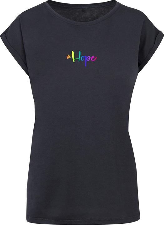 Produktbild Merchcode Ladies Hope Rainbow Extended Shoulder Tee - 116599 (4XL)