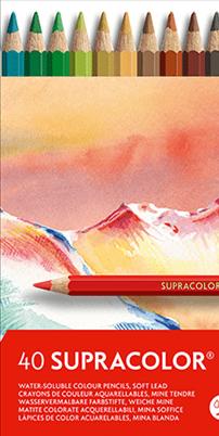 Produktbild Caran d'Ache Supracolor Aquarelle Metallschachtel (Mehrfarbig, 40 x)