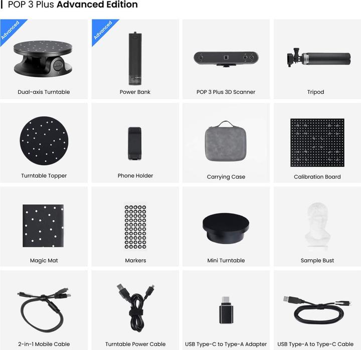 Immagine prodotto Revopoint Scanner 3D POP 3 Plus