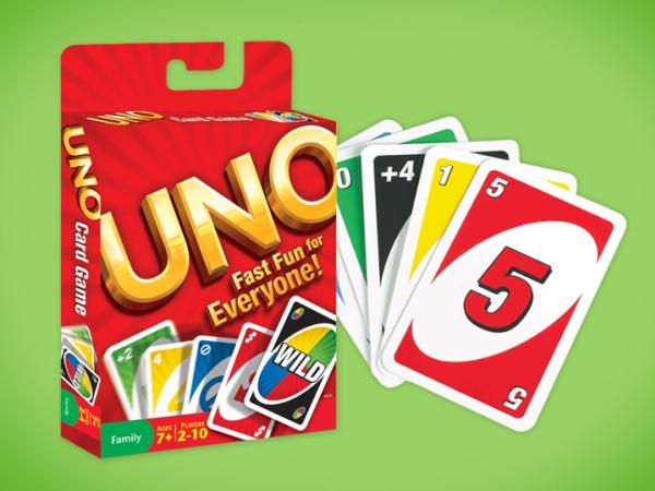 Actual product image Mattel Games UNO card game (English)