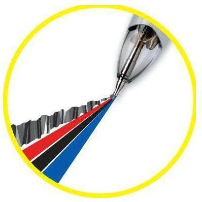 Produktbild Bic 4 Colours 3+1 HB (Grau, Weiss, 1 x)