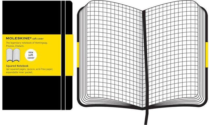 Immagine prodotto Moleskine Classico Soft (A5, Quadretti, Copertina morbida)