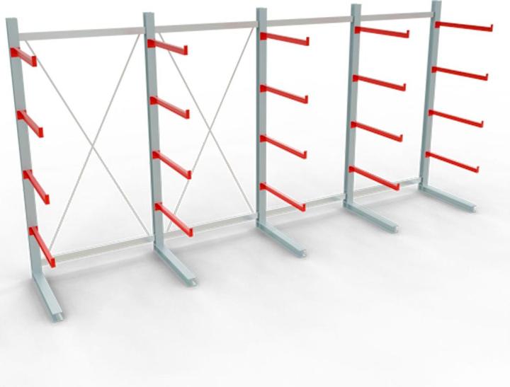 Immagine prodotto Schulte Lagertechnik K 6000 scaffale base a sbalzo 5 montanti - 1 lato