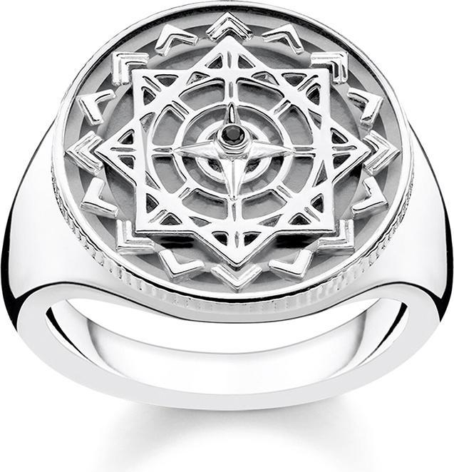 Produktbild Thomas Sabo Ring Vintage Kompass mit Diamant D-TR0041-714-11 (48, 925 Silber)