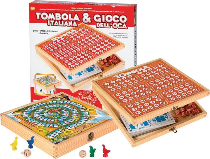 Immagine prodotto Rs Toys Tombola e Gioco dell'Oca in Legno