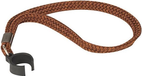 Produktbild Sahag Stockschlaufe Kordel braun mit Clip