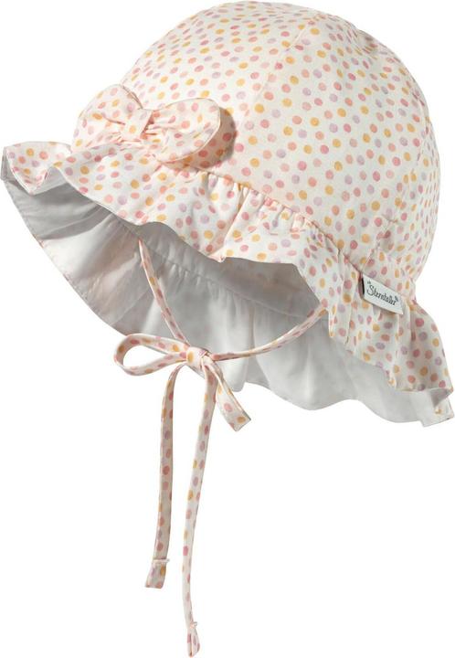 Produktbild Sterntaler Sonnenhut mit Schleife Punkte Ecru Gr. 49 (49)