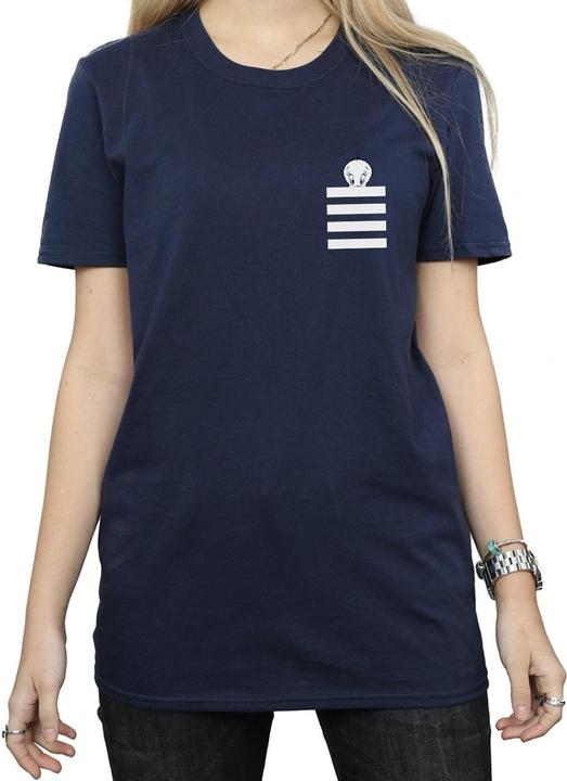 Image du produit Looney Tunes - T-shirt TWEETY PIE STRIPED FAUX POCKET - Femme (XL)