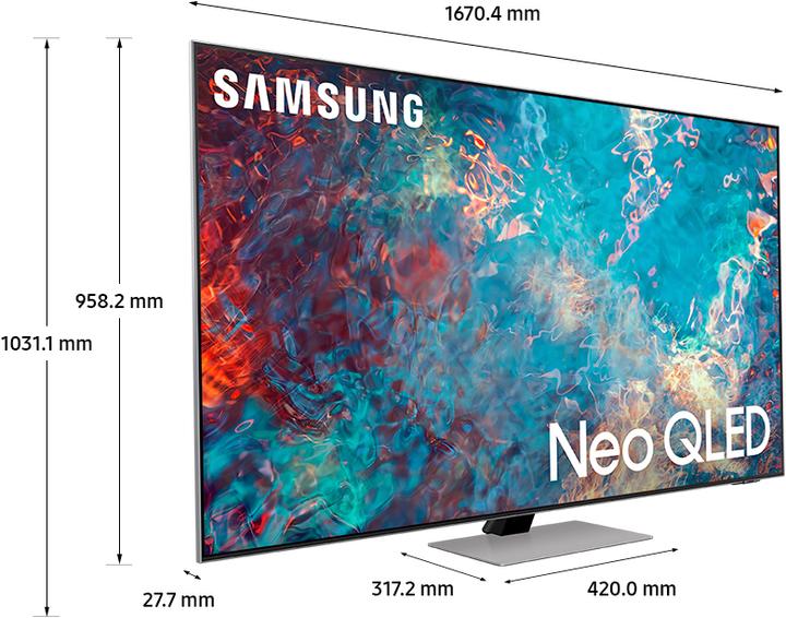 Actual product image Samsung QE75QN85A (75", QN85A, NeoQLED, 4K, 2021)