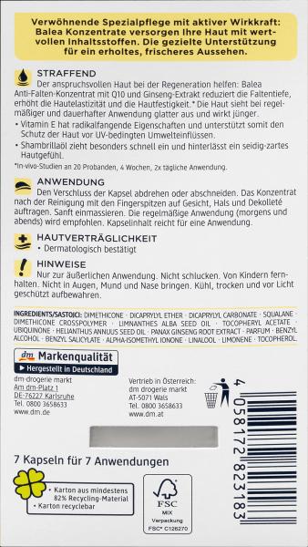 Actual product image dm Balea Concentrate Q10 Anti-Wrinkle