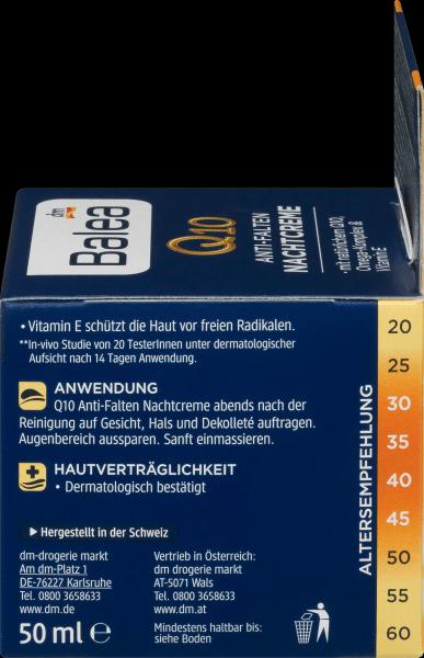 Produktbild dm Balea Q10 Anti-Falten (50 ml, Nachtcreme)