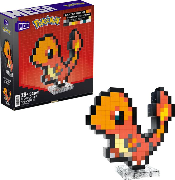 Actual product image MEGA Glumanda Pixel Art