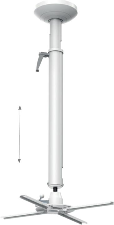 Produktbild Hagor Beamfix II Projektorhalterung Zimmerdecke Edelstahl (Decke)