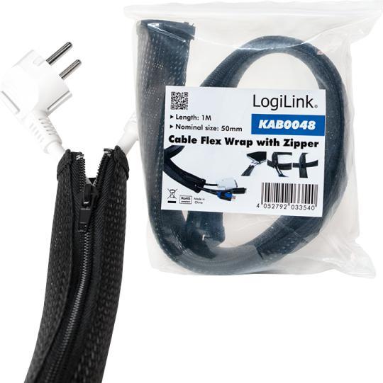 Produktbild LogiLink Kabelschutzschlauch (Kabelschlauch, 200 cm)