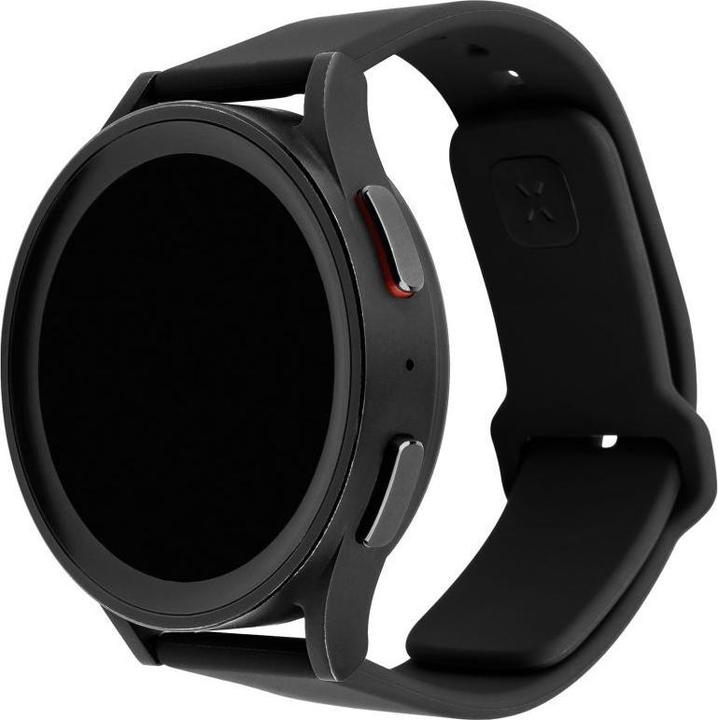 Actual product image Fixed Silicone rem til Smartwatch Universal 20 mm Sort