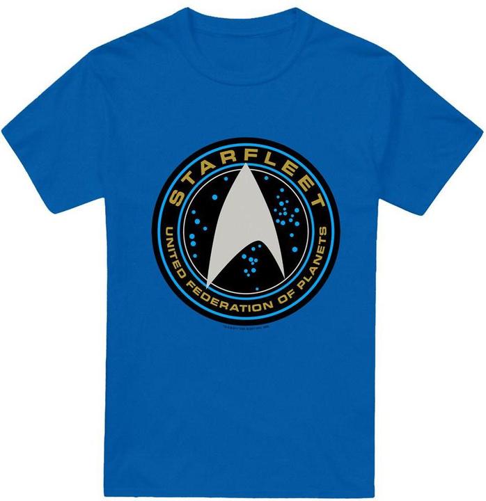 Immagine prodotto Star Trek Beyond Starfleet Maglietta Tasca a Toppa Uomo (4XL)