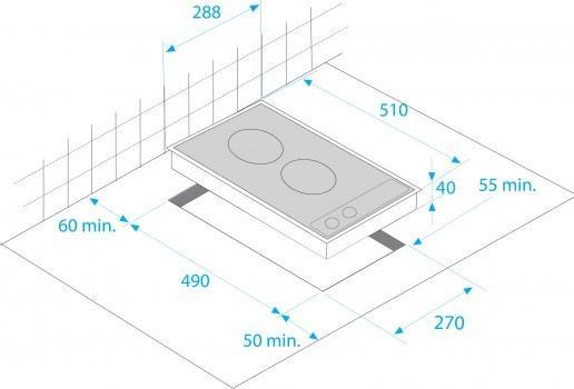 Actual product image Beko HDCC 32200 X Cooktop Integrated Ceramic 2 Zone(s)