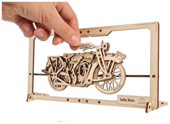Immagine prodotto Ugears 70194 Indie Moto 2.5D Puzzle - Indie Moto 2.5D Puzzle
