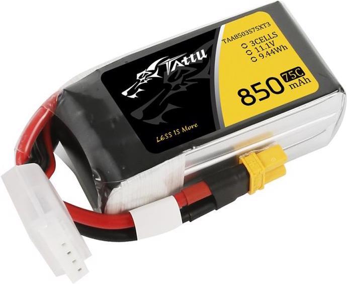 Produktbild Tattu RC-Akku LiPo 850 mAh 11.1 V 75C (11.10 V, 850 mAh)