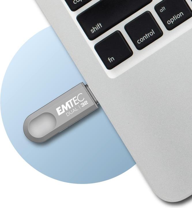 Image du produit Emtec USB3.2 Type-C Dual D280 32GB (32 Go, USB 3.2)