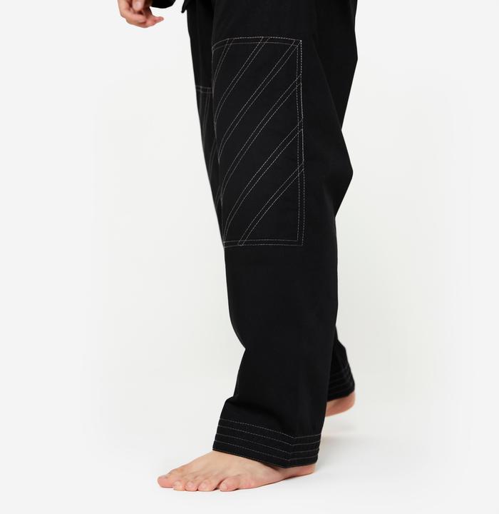 Produktbild Outshock Kimono Brasilianisches Jiu-Jitsu 450 g/m² - schwarz (158, 164)