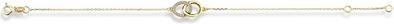 Produktbild JVD - Gold bracelet with linked rings ZB0123XJ71-6519