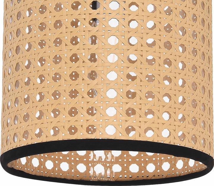Actual product image Lux.Pro Southend wall light set of 3 rattan look (E14)