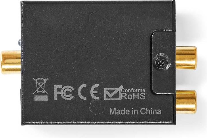 Produktbild Nedis Digital Audio Converter 1-Way Connection Input: 1x Digital RCA / 1x TosLink Connection Output: (0.05 m)