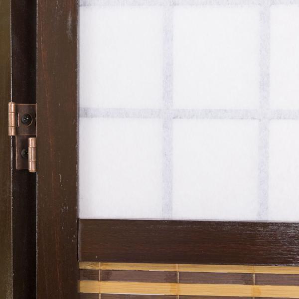 Immagine prodotto Homestyle4u Parete divisoria in legno a 5 pieghe con bambù