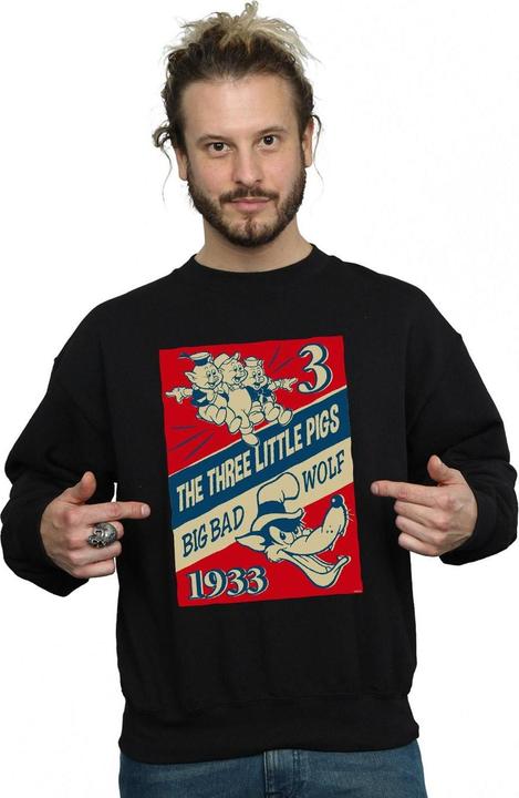Produktbild Disney Three Little Pigs And The Big Bad Wolf Sweatshirt (M)