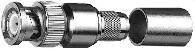 Immagine prodotto Telegärtner Connettore cavo BNC a crimpare G31 75 Ohm, a crimpare/crimpare, professionale, A3318, G31 (RG-11A/U)