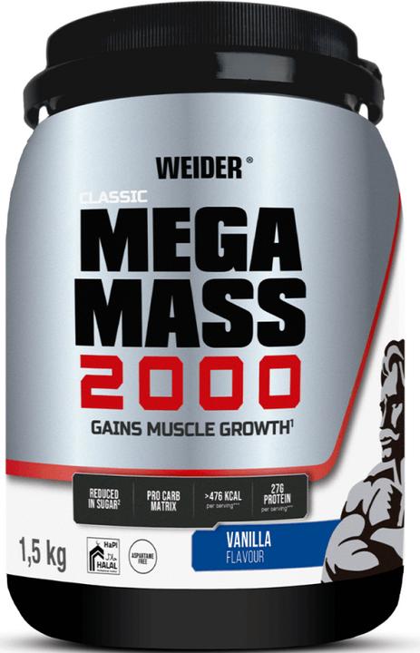 Image du produit Weider Mega Mass 2000 (Vanille, 1 pcs, 1500 g)