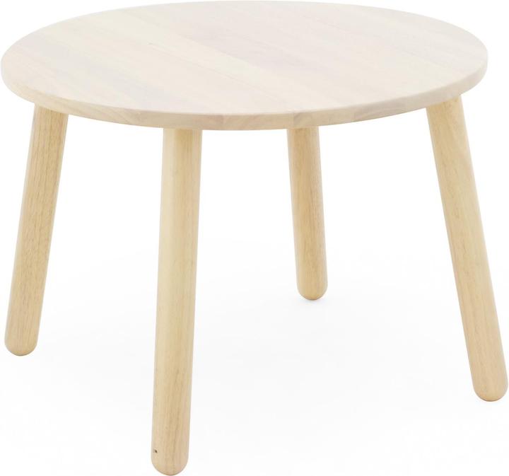 Actual product image Spielba Round table, white glazed (Kids table)