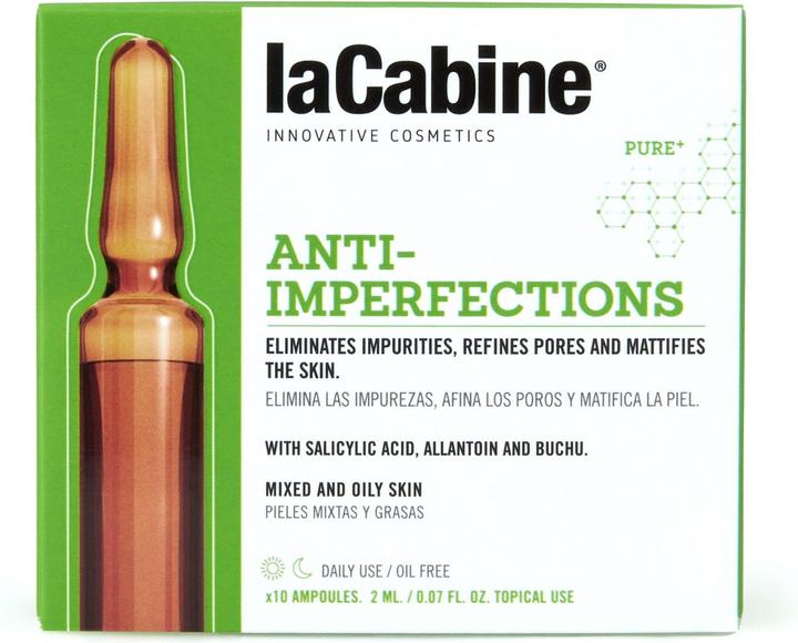 La Cabine Anti-Imperfections 10 Ampoules of 2ml (20 ml)