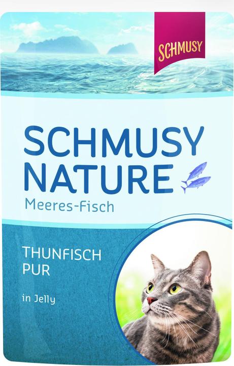 Schmusy Nourriture humide pour chats (Adulte, 1 pcs, 100 g)