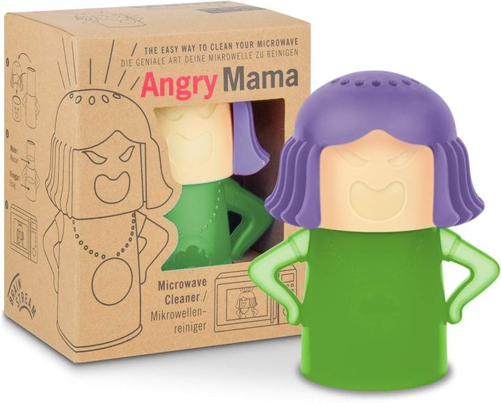 Image du produit Brainstream Nettoyeur micro-ondes Angry Mama violet/vert