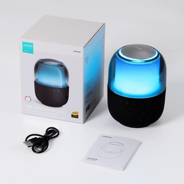 Actual product image Joyroom RGB Wireless Speaker (3 h, Rechargeable battery operated)
