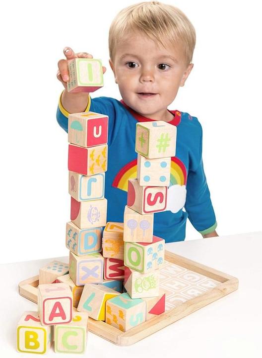 Produktbild Le Toy Van Farbige Holzwürfel - ABC & mehr