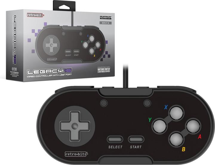 Produktbild retro-bit Legacy 16 USB Port Controller Black (Mac, Raspberry Pi 3, Switch, Steam Machine, PC)