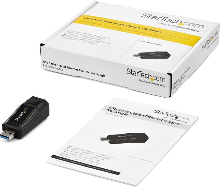 Actual product image StarTech USB 3.0 Gigabit Network Adapter (USB, RJ45 (1x))