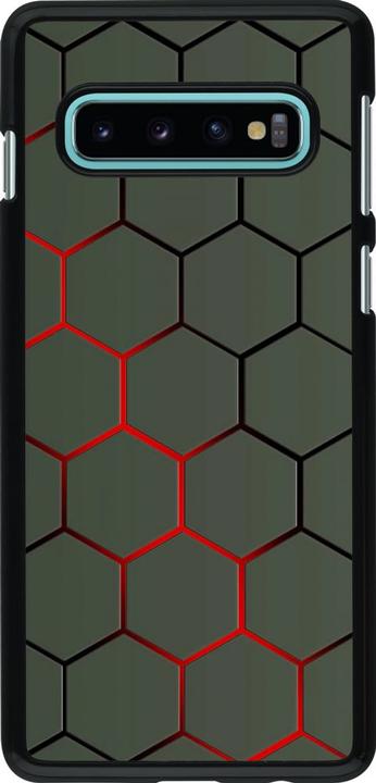 Produktbild PhoneLook Hülle Geometric Line red (Samsung Galaxy S10+)