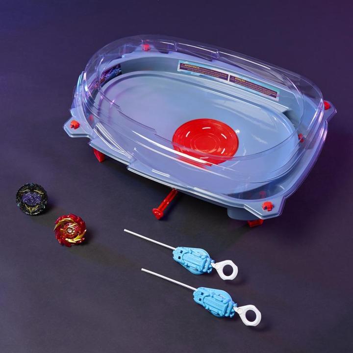 Actual product image Hasbro Beyblade Burst Surge Speedstorm Motor Strike Battle Set