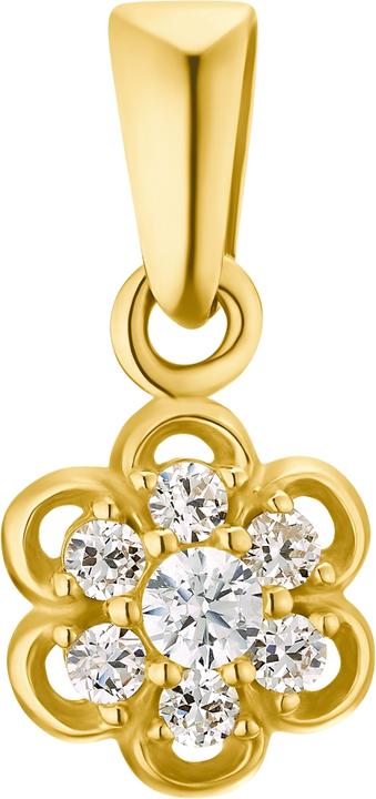 Image du produit Amor Pour femme, or 750 zirconium | fleur (750/18 K Or jaune)