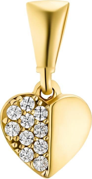 Produktbild Amor Für Damen, 750 Gold Zirkonia | Herz (750/18 K Gelbgold)