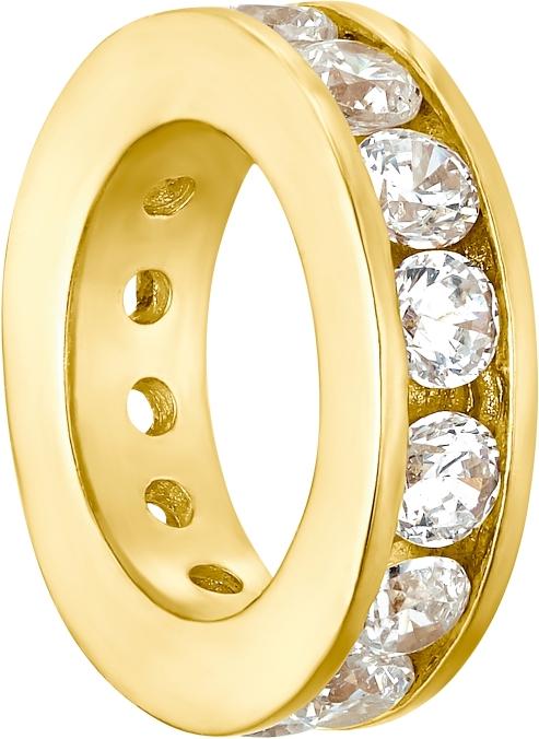 Amor Für Damen, 750 Gold Zirkonia | Taufring (750/18 K Gelbgold)